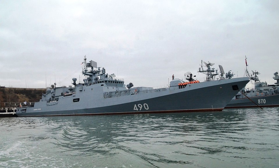 Фрегаты «Адмирал Макаров» и «Адмирал Эссен». Фото: kchf.ru
