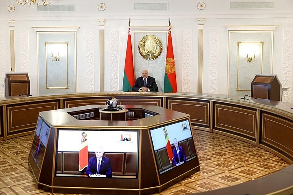 Лидеры ЕАЭС разработают план на ближайшие 5 лет, общаясь удаленно из-за пандемии. Фото: belta.by.