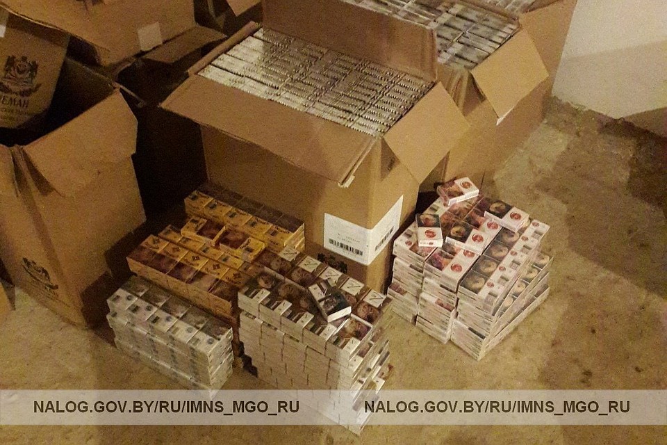 С начала года на могилёвщине уже составлено 6 протоколов именно из-за нарушений, связанных с оборотом сигарет и табака. Фото: nalog.gov.by