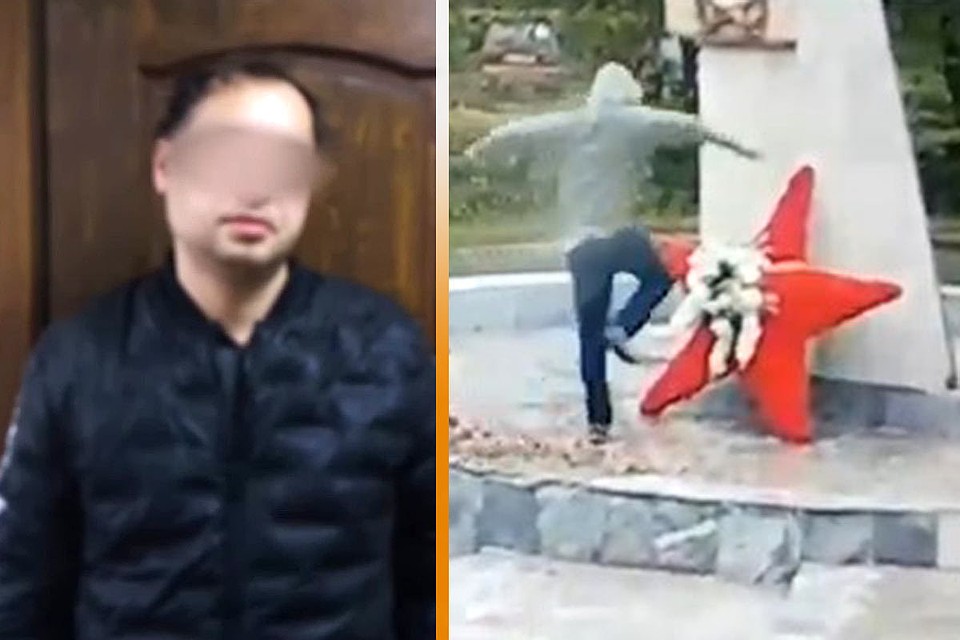 Вандал поведал, что вышел утром на пробежку после вечернего застолья и ссоры с девушкой.