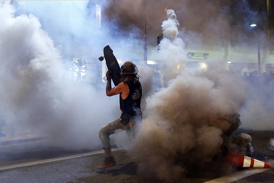 Погромы в Лос-Анджелесе. Фото: REUTERS.