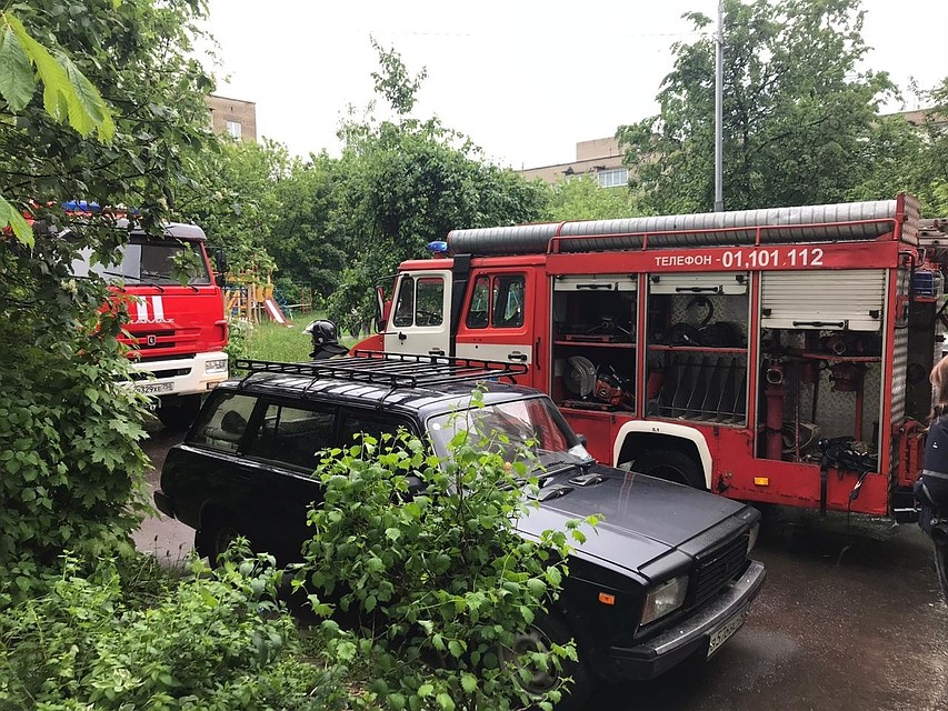 Площадь пожара составила 10 квадратных метров Фото: МЧС