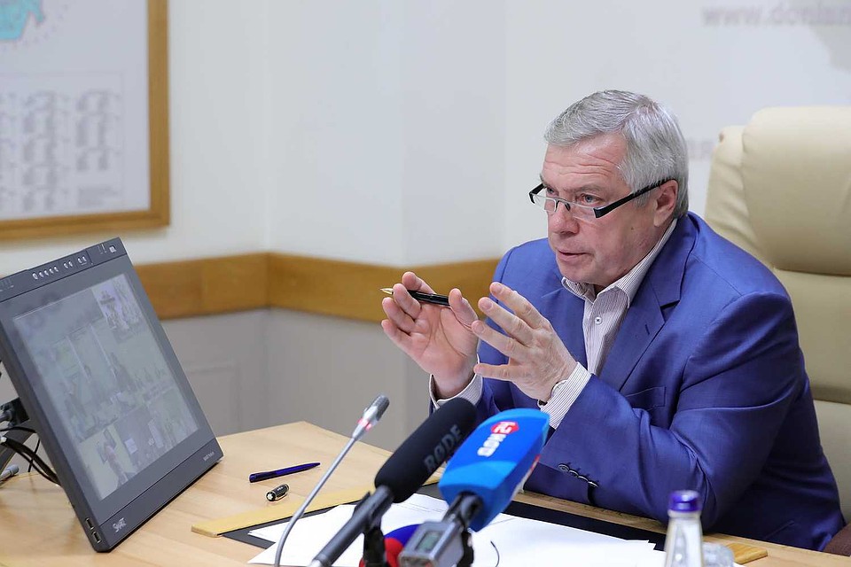 Губернатор Ростовской области Василий Голубев уверен, что повсеместное внедрение инноваций станет фундаментом для будущего развития донского региона. Фото: Правительство Ростовской области