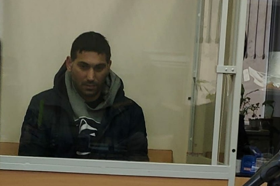 Заур Каримов, выстреливший в лицо студенту на Невском проспекте, арестован судом. Фото: объединенная пресс-служба судов Санкт-Петербурга.
