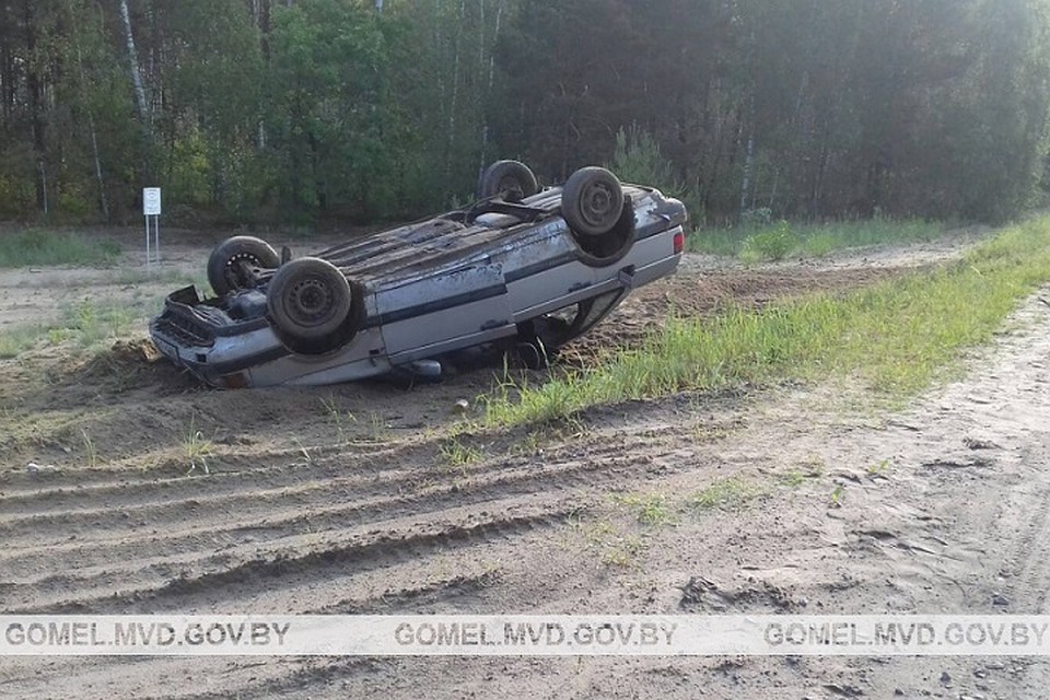 В ДТП погиб 29-летний брат водителя-бесправника. Фото: УВД Гомельского облисполкома.
