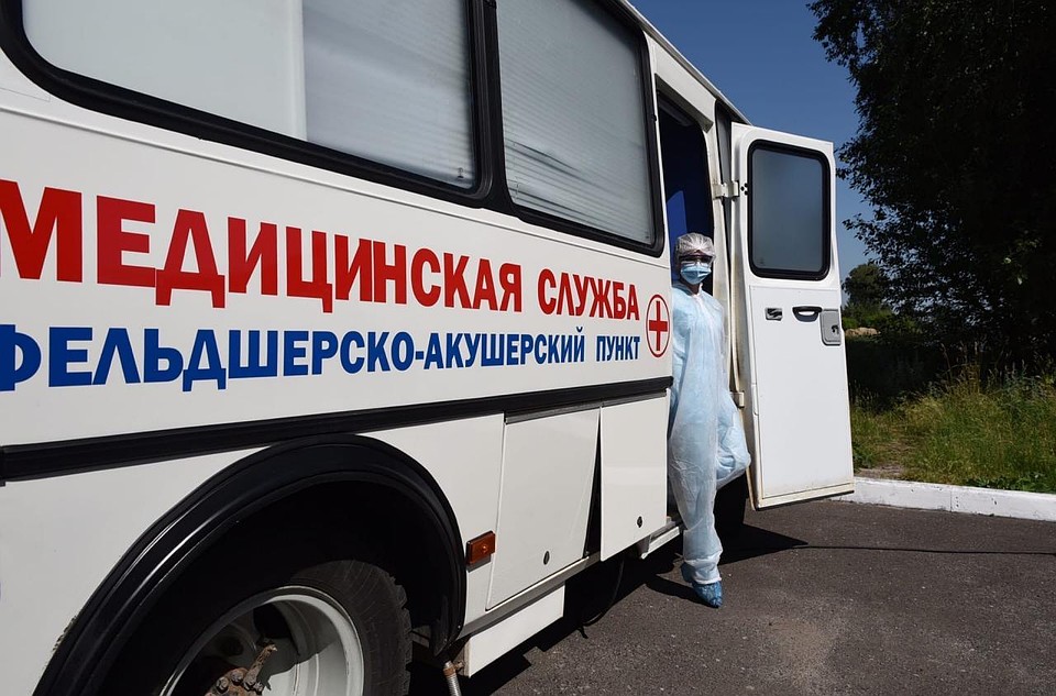 В Октябрьском районе состоялся первый выездной прием пациентов