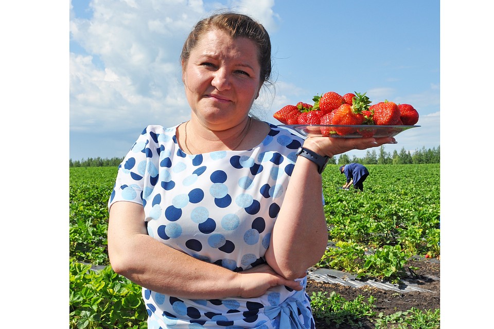 Главный агроном ОАО "Сургутское" Ольга Чернова. (Фото предоставлено ГК СИНКО).