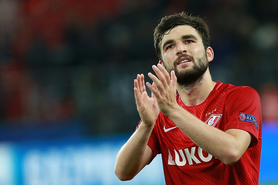 Капитан "Спартака" Георгий Джикия.