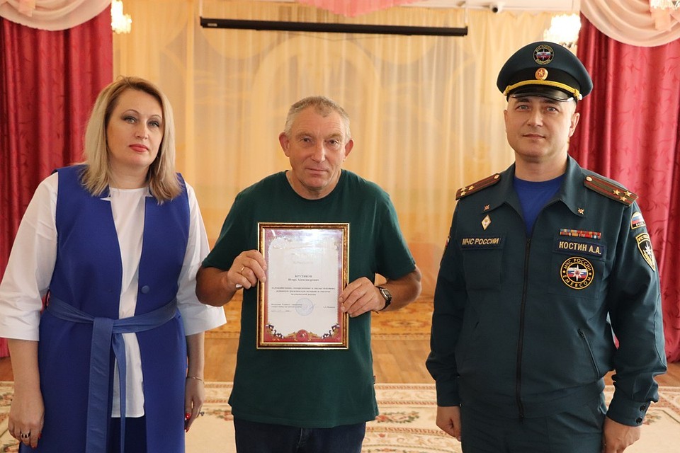 Игорь Крутяков спас из реки тонущего мальчика
