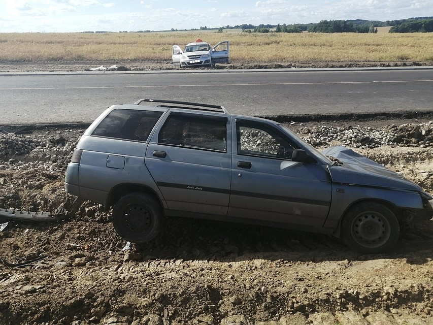 Под Орлом в аварии между двумя легковушками пострадали дети. Фото: Госавтоинспекции Орловской области