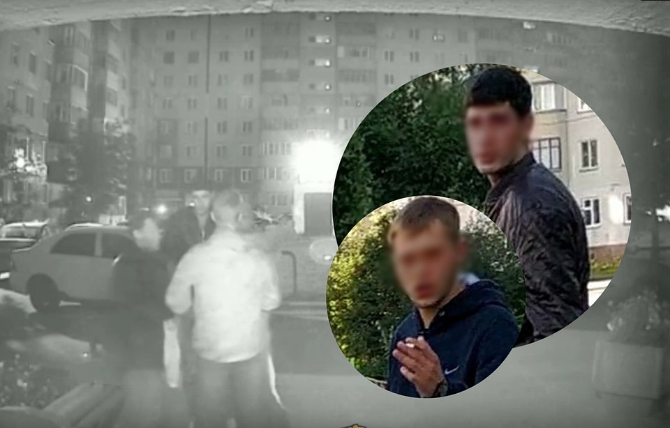 Драка и лица неизвестных попали на видео с камер наблюдения.