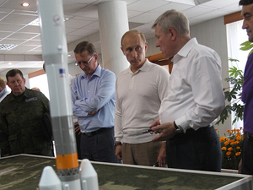 Владимир Путин на космодроме «Восточный»