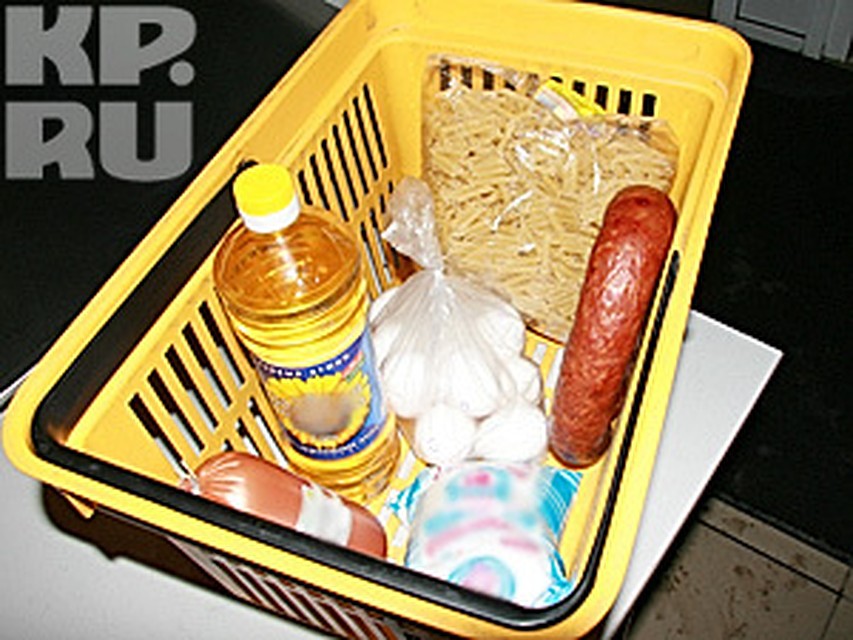 Вор унес продукты на 5 тысяч рублей