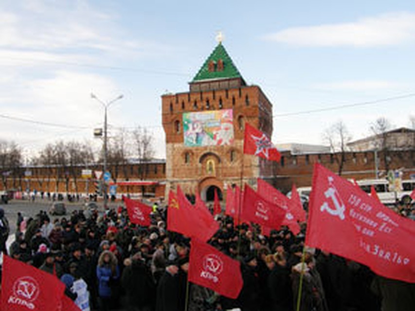 Митинг оппозиции в Нижнем Новгороде.