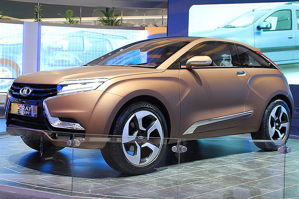Автоваз порадовал гостей Московского международного автосалона концепт-каром Lada XRAY.