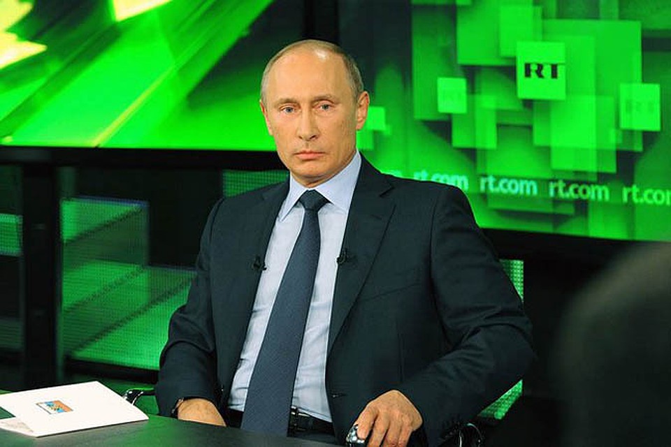 Президент посетил новый студийный комплекс телеканала Russia Today и встретился с руководством и корреспондентами телеканала
