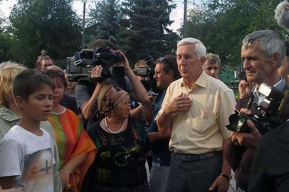 Владимир Капкаев приезжал в Пугачев, чтобы пообщаться с местными жителями