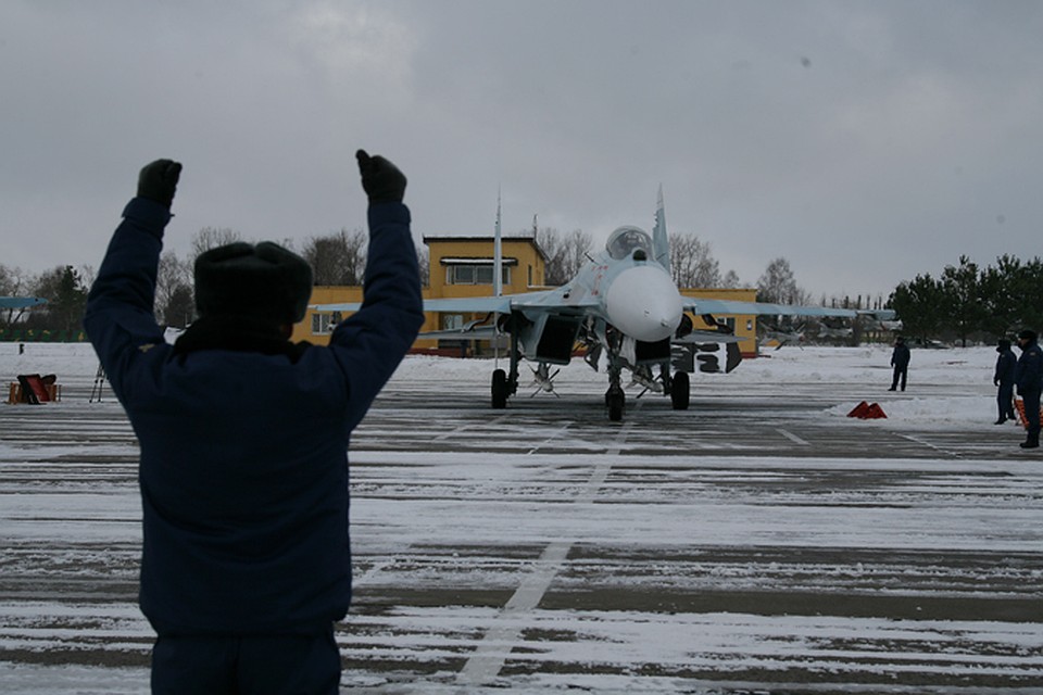 Российские истребители заступили на боевое дежурство в Барановичах.
