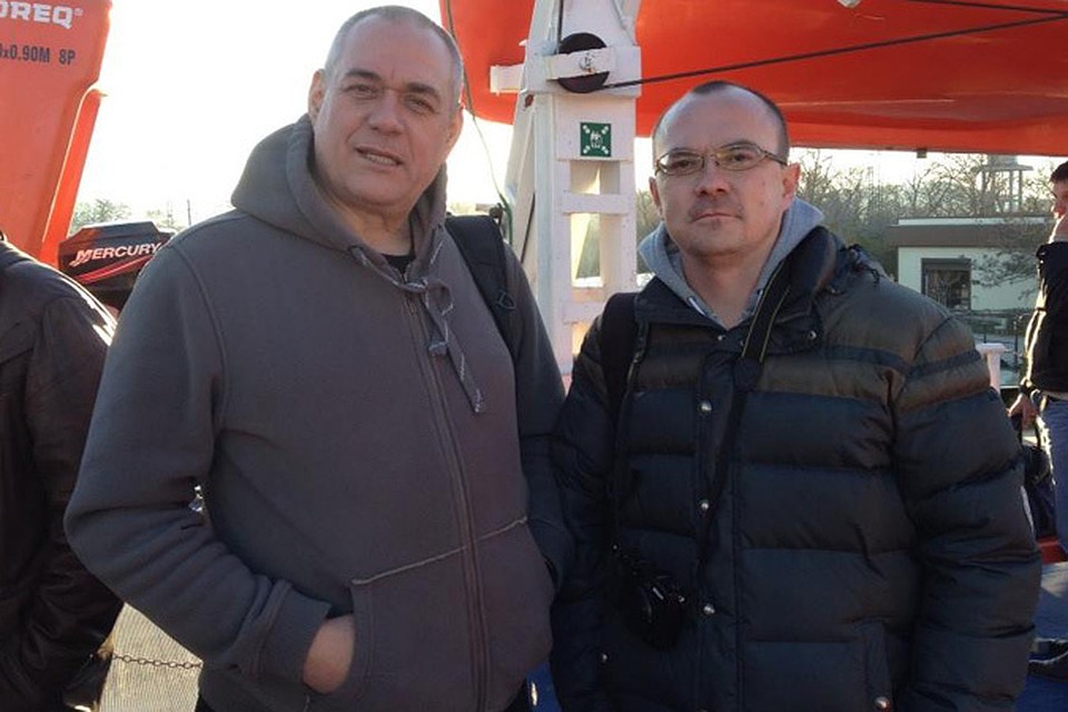 Наш корреспондент Алексей Овчинников встретил на пароме Сергея Доренко