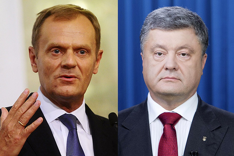 Дональд Туск и Петр Порошенко