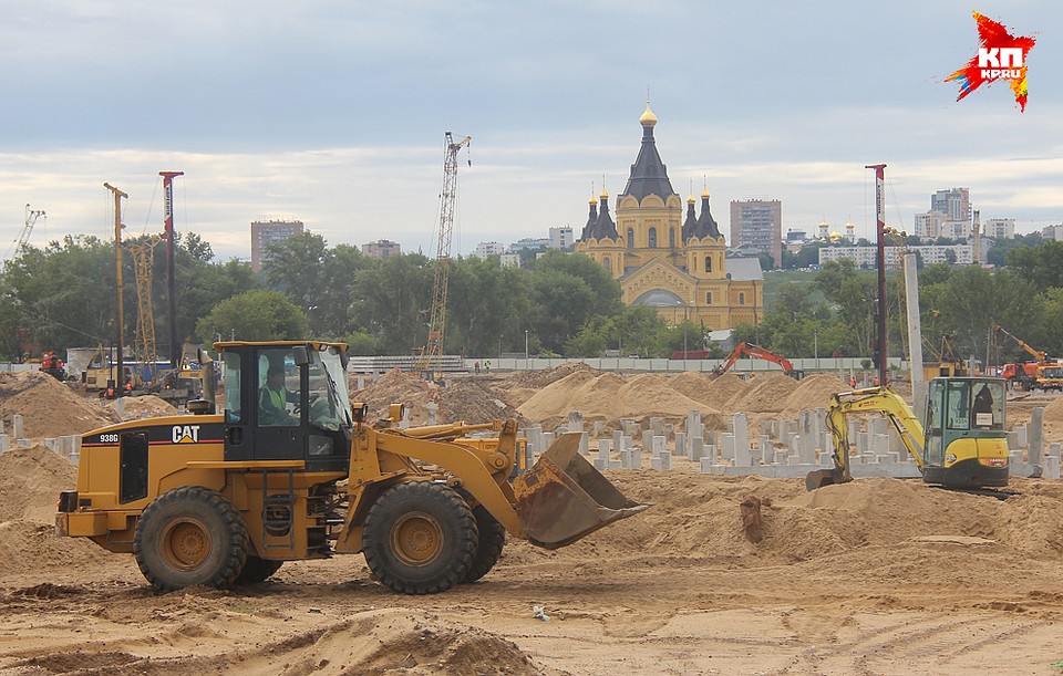 Работы по возведению арены «Нижний Новгород» стартовали в 2015 году. Фото: Наталья БУРУХИНА