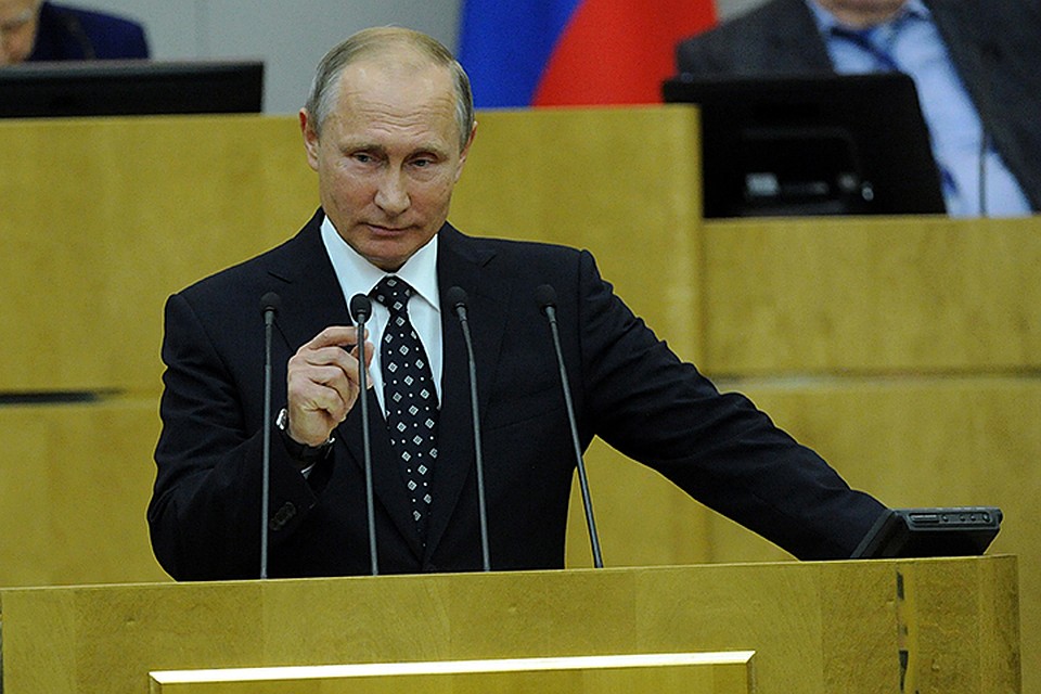 Владимир Путин не упустил возможность лично поприветствовать депутатов седьмого созыва