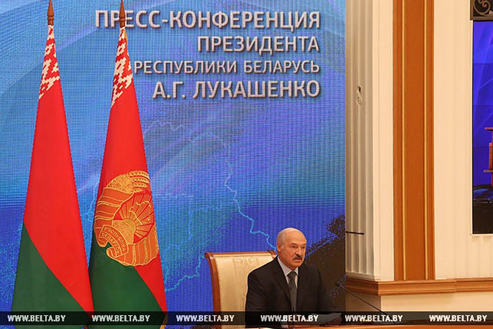 Президент общался с российскими журналистами 5 часов 40 минут. Фото: БелТА