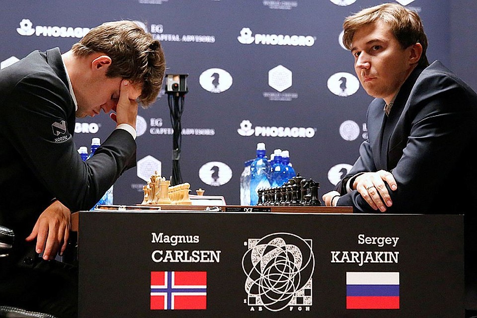 Сергею Карякину достаточно три ничьи для победы в чемпионате