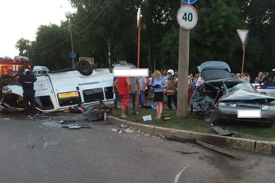 Виновник аварии в Стерлитамаке отделался ушибами