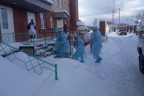 Учения по ликвидации коронавируса прошли в Кондинском районе. Фото депздрава ХМАО.