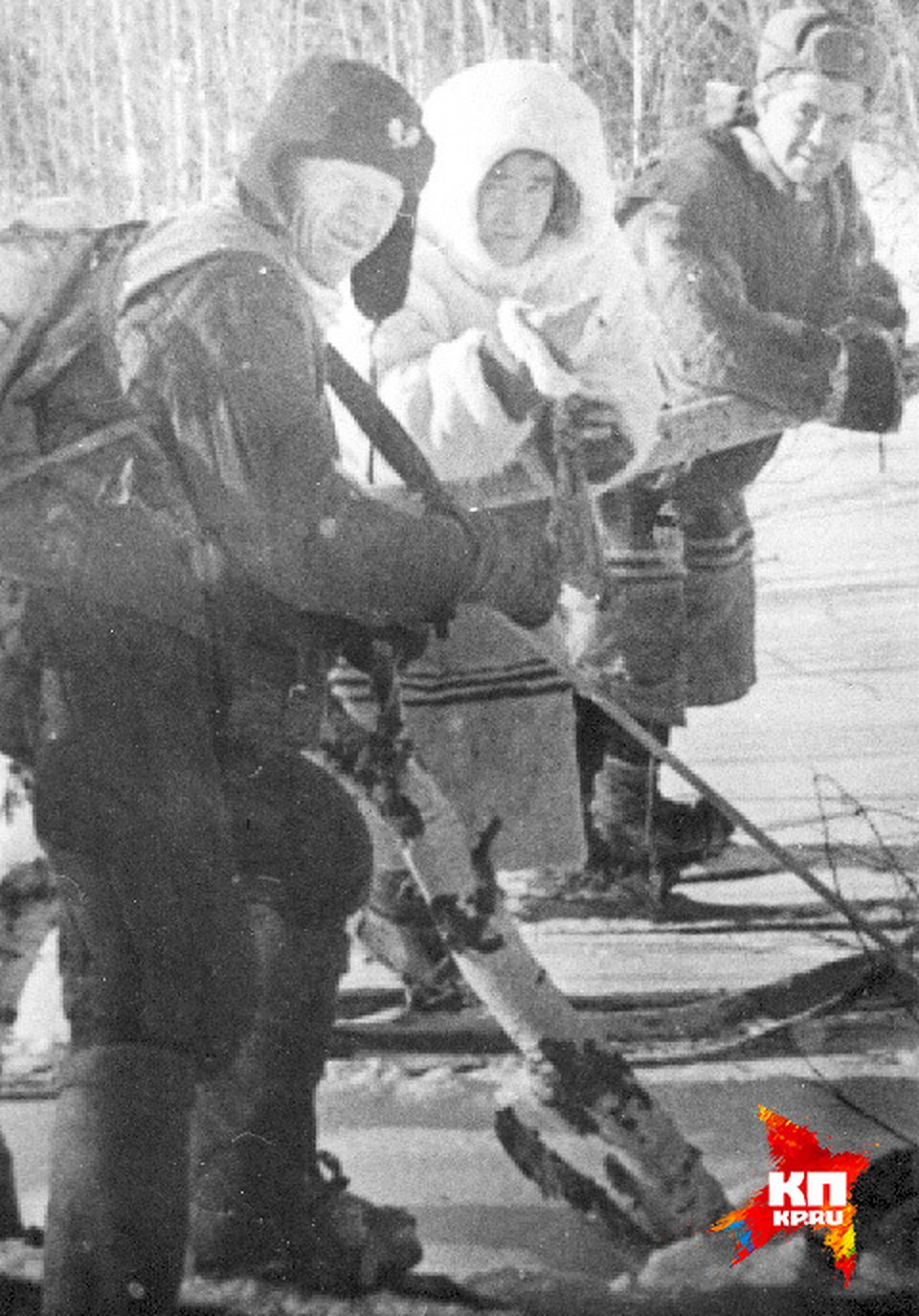 Манси во время поиска туристов.