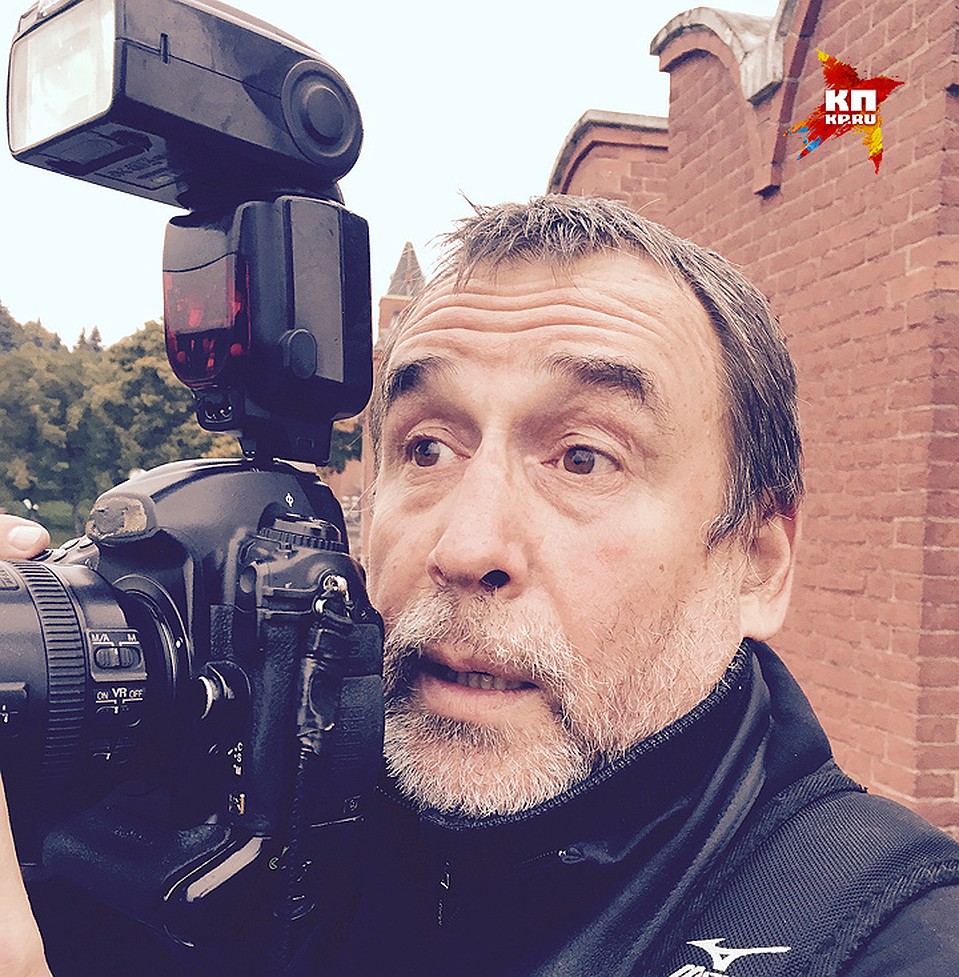 Владимир Веленгурин в Кремле. Это он снял тени привидений. Видите, как напуган! Фото: Владимир ВЕЛЕНГУРИН