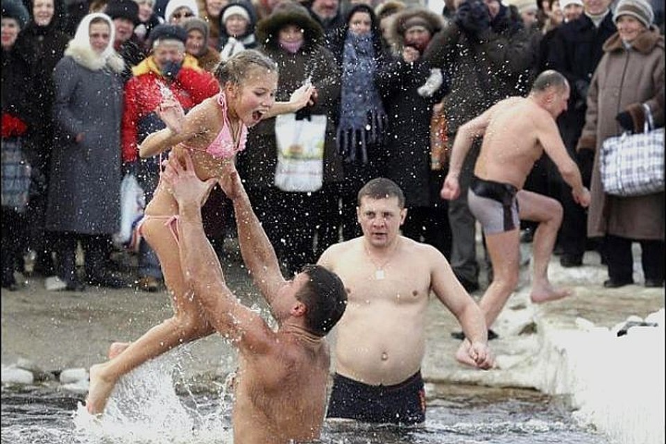Прыжки в прорубь по-ижевски