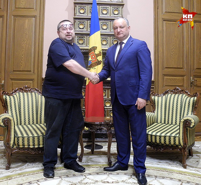 Наш корреспондент пообщался с президентом Молдовы Игорь Додон Фото: Александр ГРИШИН