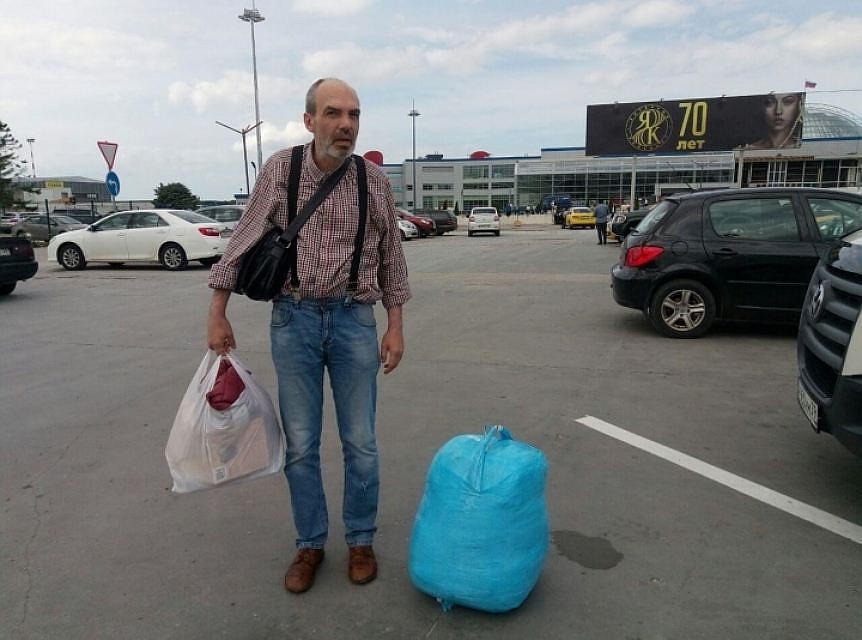 В Калининграде героя встретили журналисты "КП" Фото: Михаил ЯНОВСКИЙ