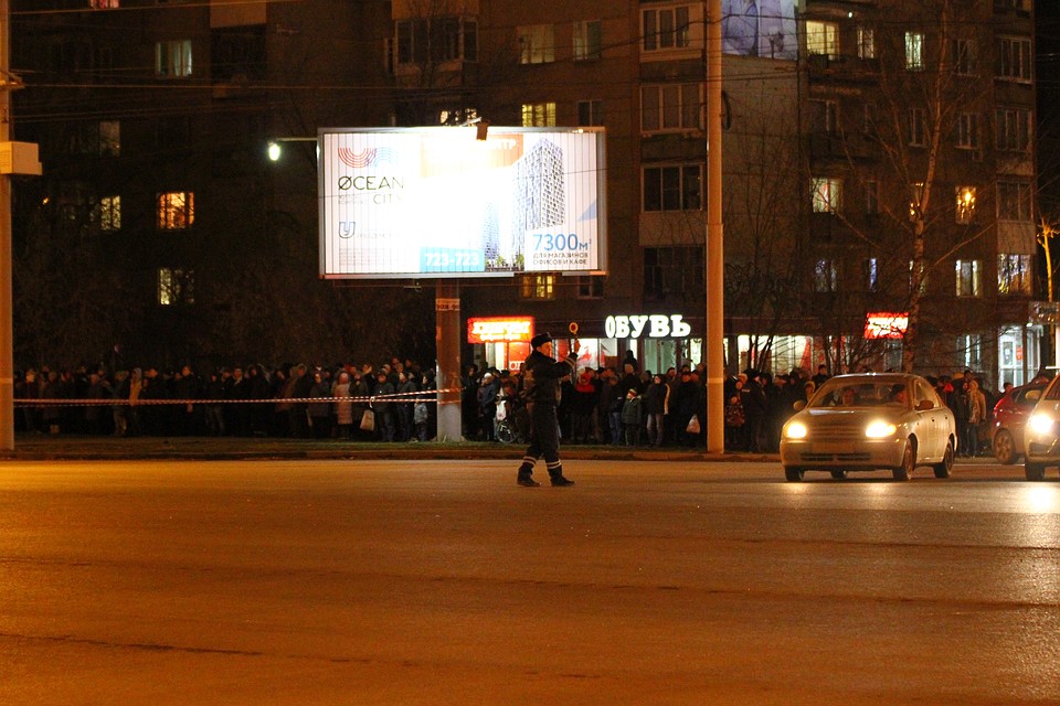В настоящий момент улица Удмуртская перекрыта Фото: Дмитрий Селезнев