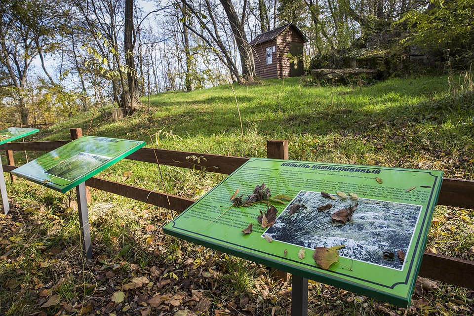 На площадке появились информационные стенды Фото: Дмитрий МАКЕЕВ