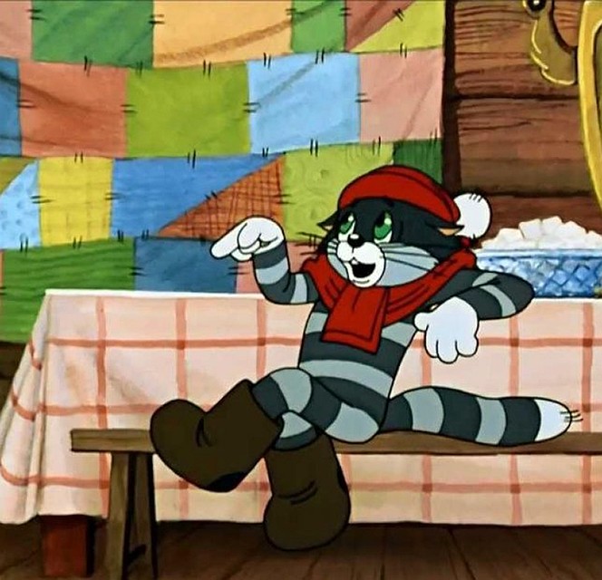 Кот Матроскин, «Трое из Простоквашино», 1978 год.