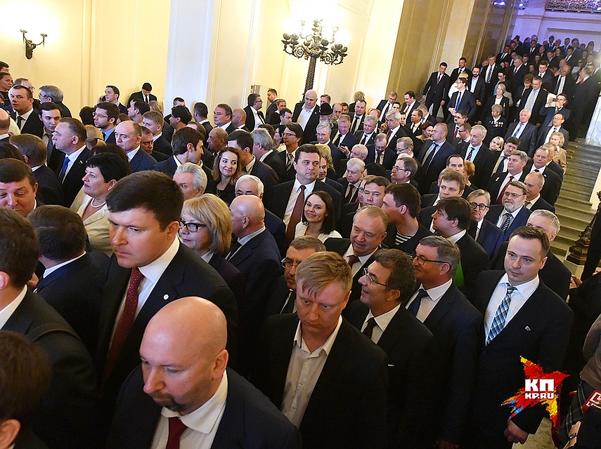 Церемонию инаугурации президента России посетили три тысячи гостей. Фото: Владимир ВЕЛЕНГУРИН