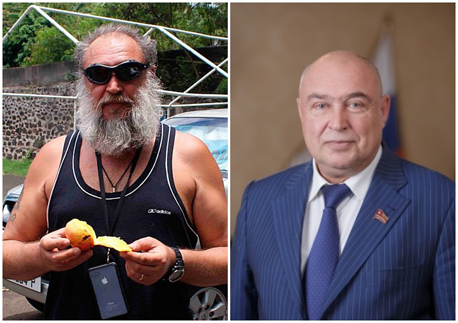 Владимир Горнов на время плаваний меняет имидж.
