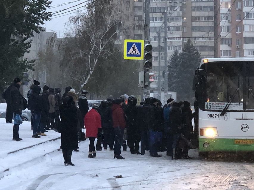 Уехать с утра в центр было крайне непросто. Фото: Ольга ГОПАЛО