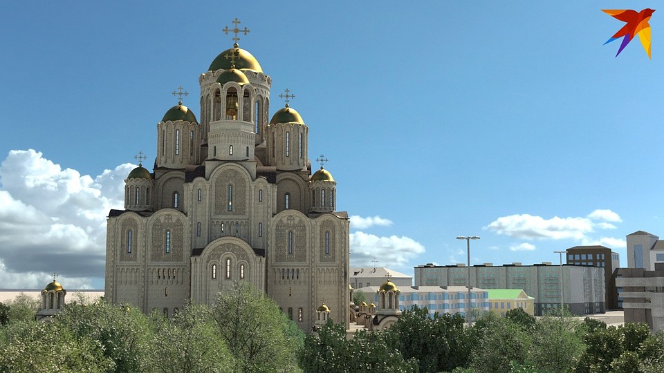 Храм будет рассчитан на 2500 человек. Фото: фонд Святой Екатерины
