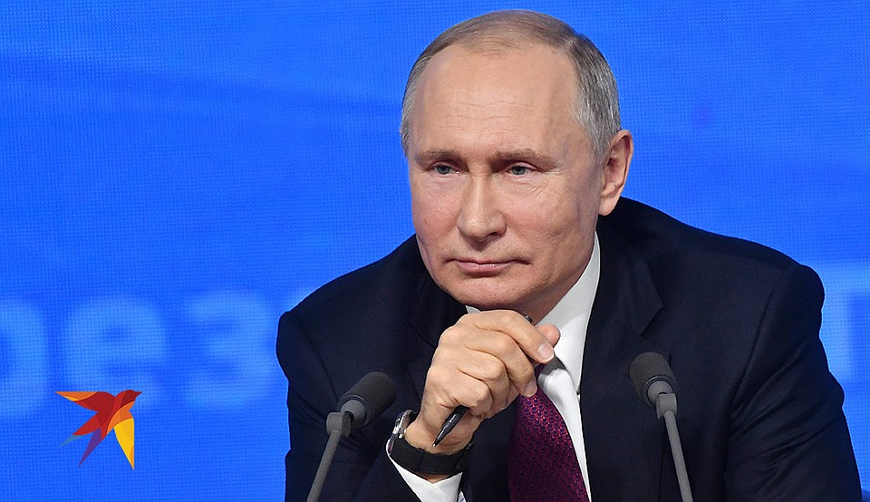 Путин о запрете творчества рэперов: "Просто грубо запрещать – нельзя, я с вами согласен". Фото: Владимир ВЕЛЕНГУРИН