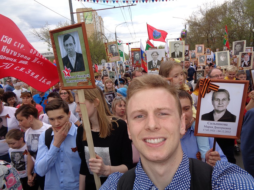 Кол Бродовски поучаствовал в "Бессмертном полку" Фото: из архива героя публикации.