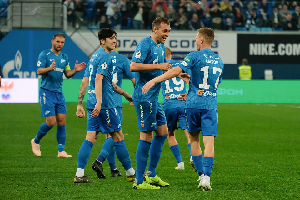 Зенит обыграл противников со счетом 2:0 Фото: Артем КИЛЬКИН