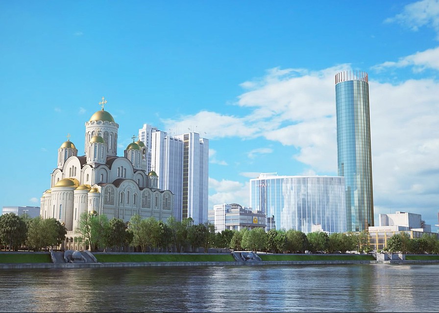 Строительство храма должно закончиться к 300-летию Екатеринбурга. Фото: фонд cвятой Екатерины