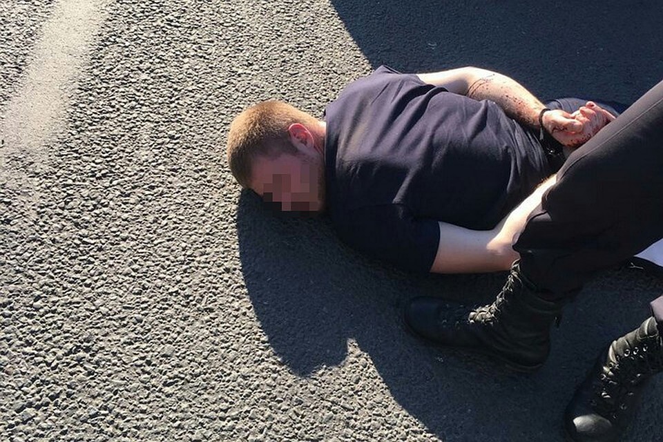 Парня задержали стражи порядка