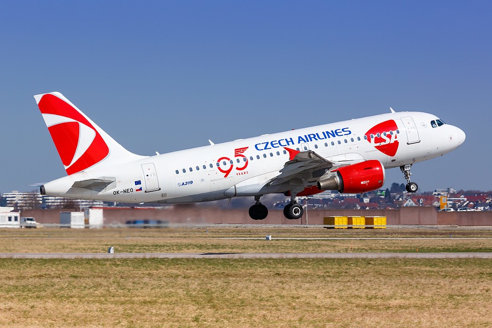 Самолет чешской авиакомпании Czech Airlines. Фото: GLOBAL LOOK PRESS