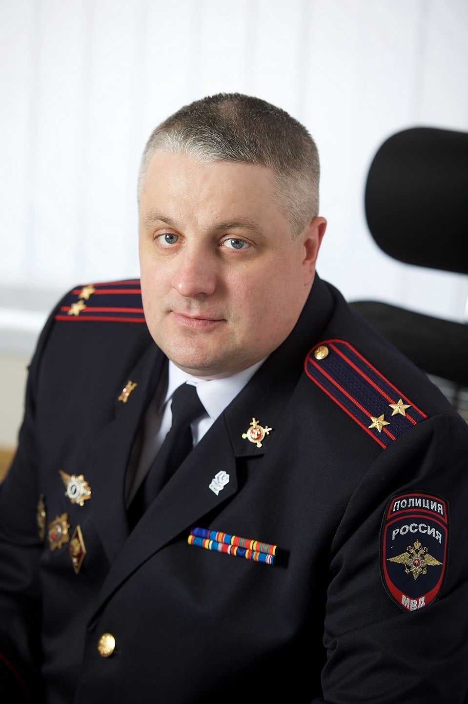 Начальник управления ГИБДД Красноярского края Алексей Членов фото: ГУ МВД по Красноярскому краю