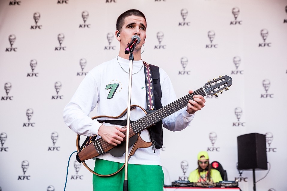 Федук на сцене KFC BATTLE FEST Фото: материалы пресс-служб